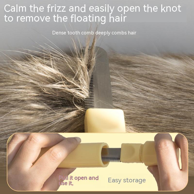 Robuster Haarentferner für Haustiere aus Edelstahl